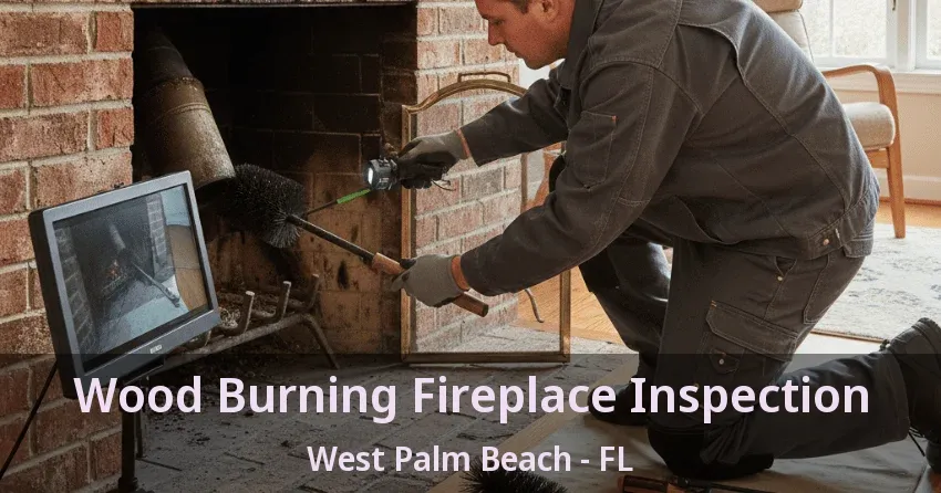 Wood Burning Fireplace Inspection West Palm Beach - FL